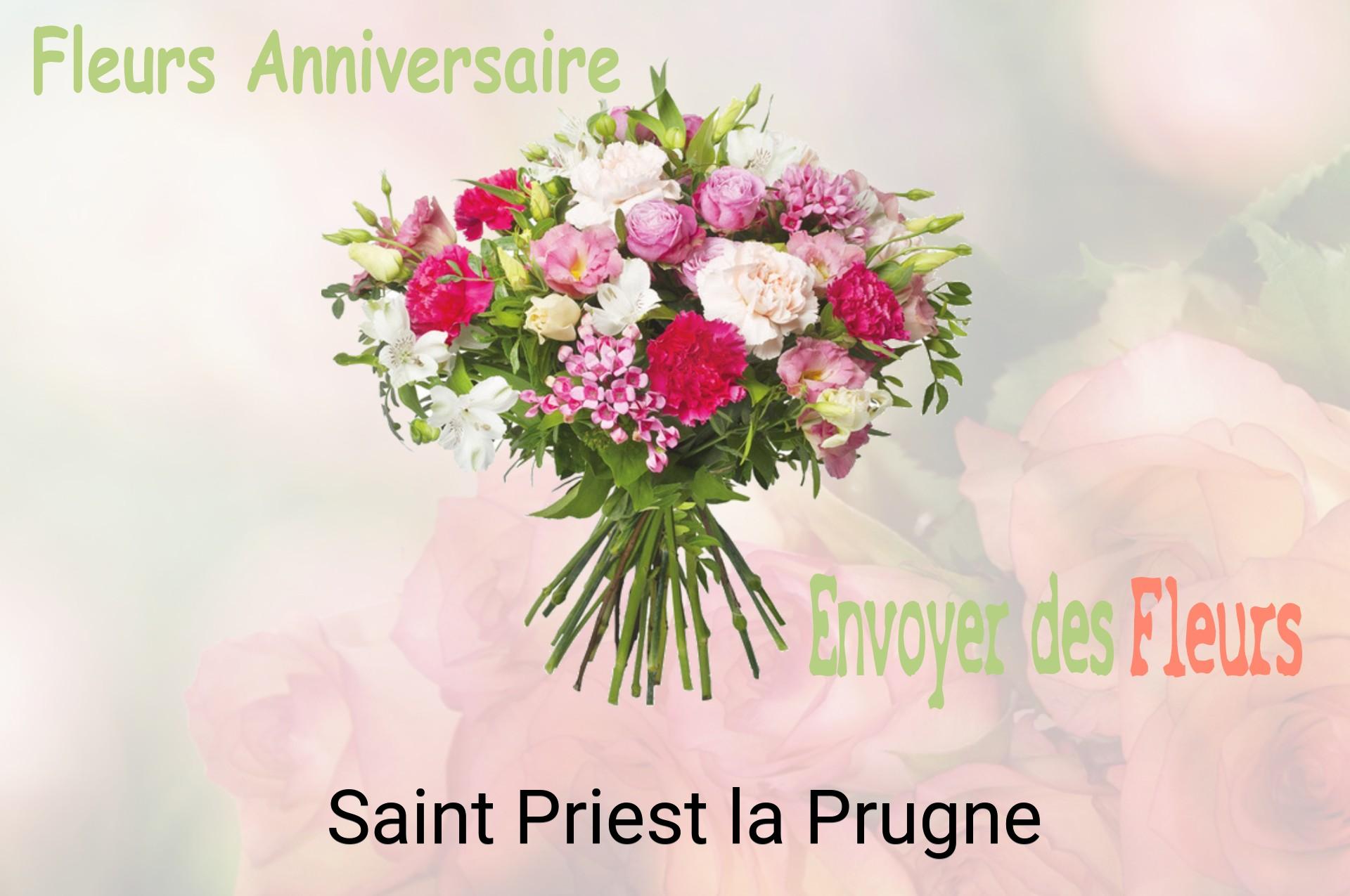 Bouquet de fleurs d’anniversaire livré à Saint-Priest-la-Prugne